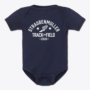 Junior High School 22 G Straubenmuller Track and Field Baby Onesie