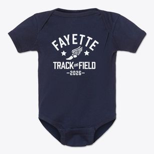 Fayette Area Vocational School Track and Field Baby Onesie