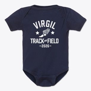 Virgil Elementary School Track and Field Baby Onesie