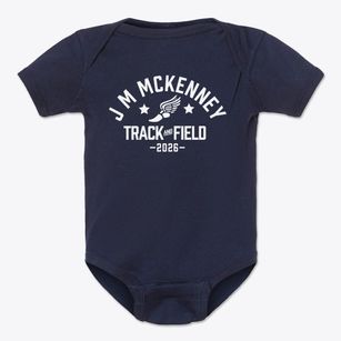 J M Mckenney Middle School Track and Field Baby Onesie