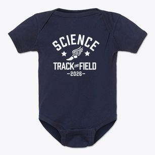 Science Skills Center High School Track and Field Baby Onesie