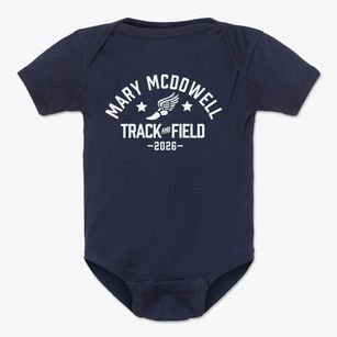 Mary Mcdowell Center For Learning Track and Field Baby Onesie