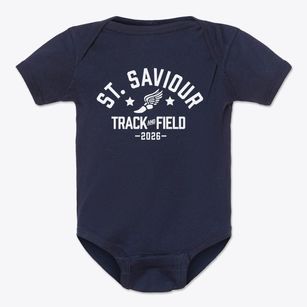 Saint Saviour High School Track and Field Baby Onesie