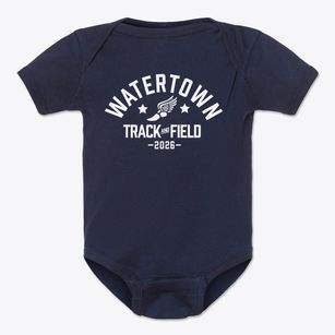 Watertown High School Track and Field Baby Onesie