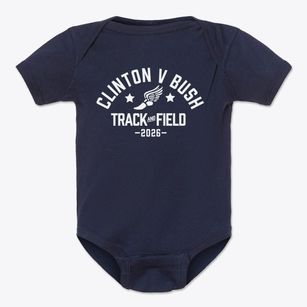 Clinton V Bush Elementary School Track and Field Baby Onesie