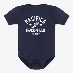 Pacifica Christian High School Track and Field Baby Onesie