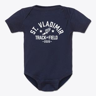 St. Vladimir Ukrainian Catholic Church Track and Field Baby Onesie