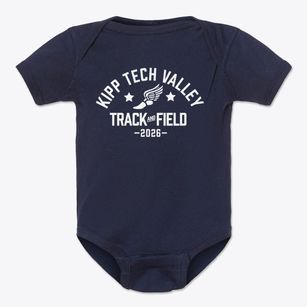 Kipp Tech Valley Charter School Track and Field Baby Onesie