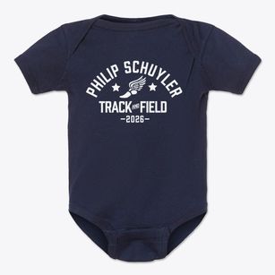 Philip Schuyler High Track and Field Baby Onesie