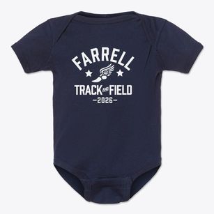Monsignor Farrell High School Track and Field Baby Onesie