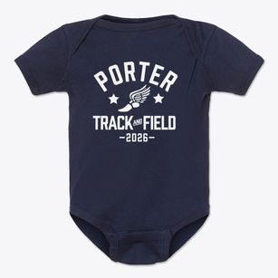 Porter Magnet School Track and Field Baby Onesie