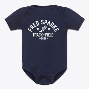Fred Sparke Elementary School Track and Field Baby Onesie