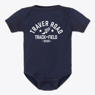 Traver Road Primary School Track and Field Baby Onesie