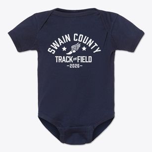 Swain County Middle School Track and Field Baby Onesie