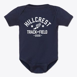 Hillcrest Elementary School Track and Field Baby Onesie