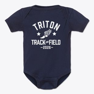 Triton High School Track and Field Baby Onesie