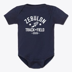 Zebulon Gifted & Talented Magnet Middle Track and Field Baby Onesie