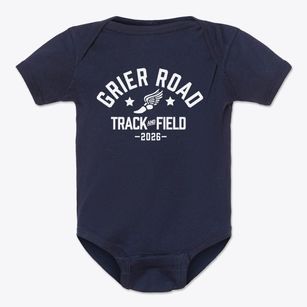 Grier Road Elementary School Track and Field Baby Onesie