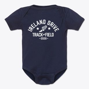 Ireland Drive Middle School Track and Field Baby Onesie