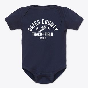 Gates County Senior High School Track and Field Baby Onesie