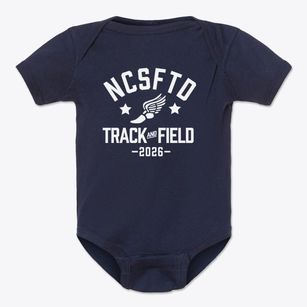 North Carolina School For The Deaf Track and Field Baby Onesie