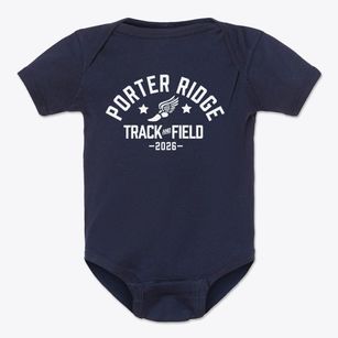 Porter Ridge High School Track and Field Baby Onesie