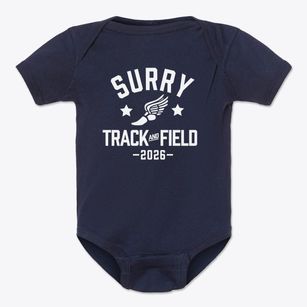 Surry Homeschool Track and Field Baby Onesie