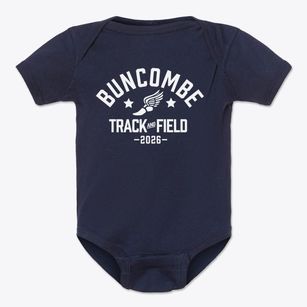 Buncombe Community School East Track and Field Baby Onesie