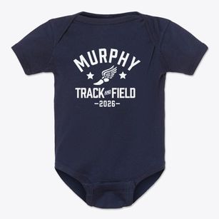 Murphy Elementary School Track and Field Baby Onesie