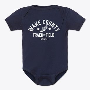 Wake County Homeschool Track and Field Baby Onesie