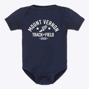 Mount Vernon Redirection Middle School Track and Field Baby Onesie