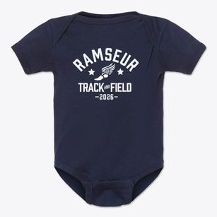 Ramseur Elementary School Track and Field Baby Onesie