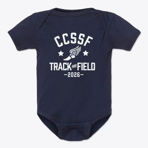 Children's Center Of S San Francisico Track and Field Baby Onesie