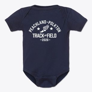 Peachland-polkton Elementary School Track and Field Baby Onesie
