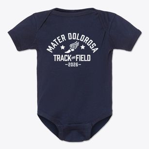 Mater Dolorosa Elementary School Track and Field Baby Onesie