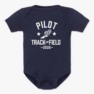 Pilot Elementary School Track and Field Baby Onesie