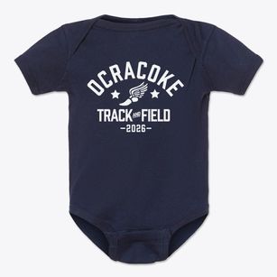 Ocracoke School Track and Field Baby Onesie