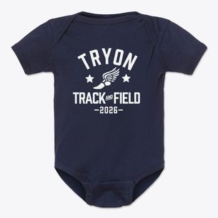 Tryon Elementary School Track and Field Baby Onesie