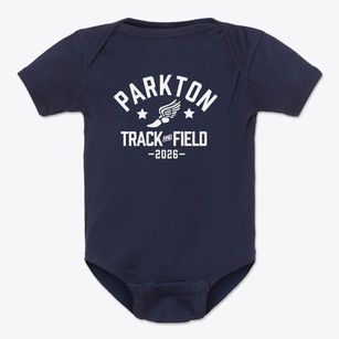 Parkton Elementary School Track and Field Baby Onesie