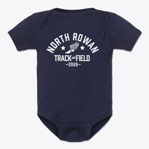 North Rowan Middle School Track and Field Baby Onesie