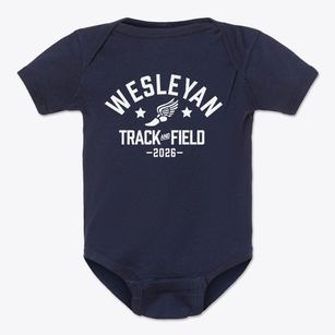 Wesleyan Christian Academy Track and Field Baby Onesie