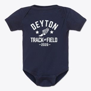 Deyton Elementary School Track and Field Baby Onesie