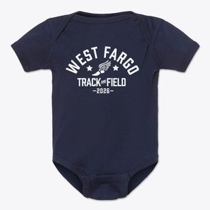 West Fargo Middle School Track and Field Baby Onesie