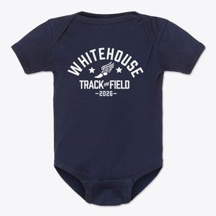 Whitehouse Primary School Track and Field Baby Onesie