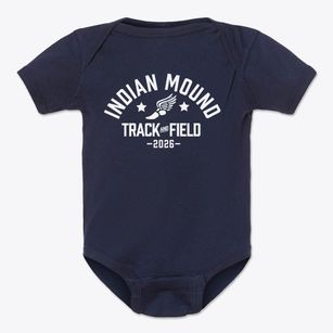 Indian Mound Elementary School Track and Field Baby Onesie