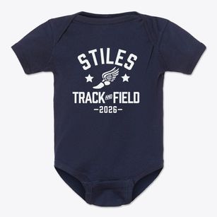 Stiles Elementary School Track and Field Baby Onesie