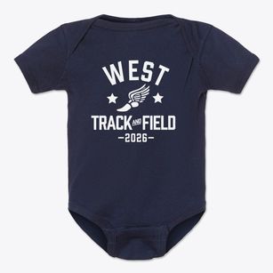 Gahanna Middle School West Track and Field Baby Onesie
