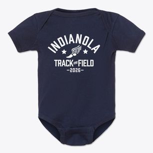 Indianola Middle School Track and Field Baby Onesie