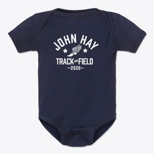 John Hay High School Track and Field Baby Onesie