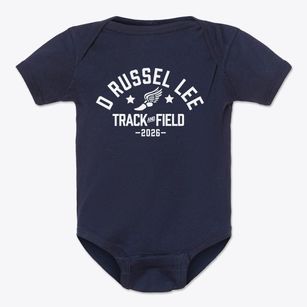 D Russel Lee Career Center Track and Field Baby Onesie